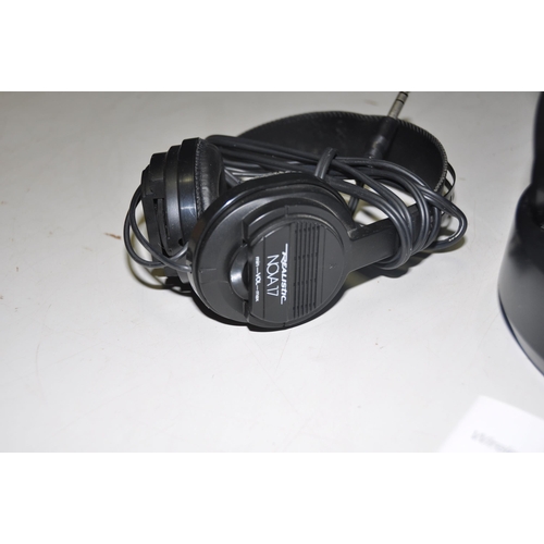 1082 - THREE PAIRS OF HEADPHONES comprising a pair of Audience A2 headphones, Realistic NOVA17 headphones a... 