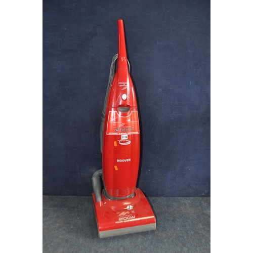 1116 - A HOOVER PU2110 UPRIGHT VACUUM CLEANER (PAT pass and working)