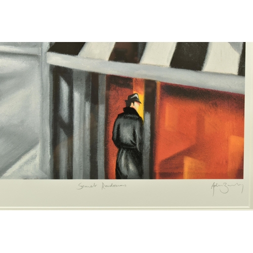 338 - ADAM BARSBY (BRITISH 1969) 'SECRET RENDEZVOUS', a signed limited edition print on paper, 193/195 no ... 