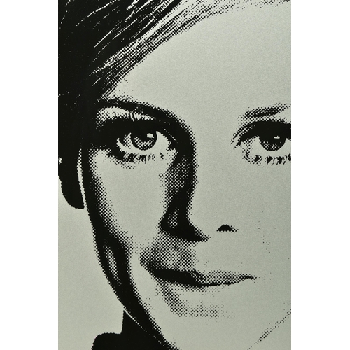 342 - NUALA MULLIGAN (BRITISH CONTEMPORARY) 'COVER GIRL', a signed limited edition print of 1960's icon 'T... 