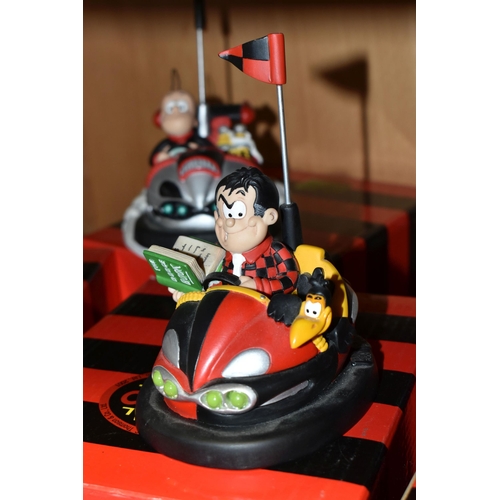 421 - NINE BOXED ROBERT HARROP DESIGNS 'THE BEANO DODGEMS COLLECTION' FIGURES, comprising DO02 Danny & Win... 