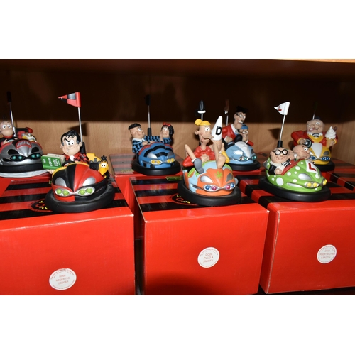 421 - NINE BOXED ROBERT HARROP DESIGNS 'THE BEANO DODGEMS COLLECTION' FIGURES, comprising DO02 Danny & Win... 