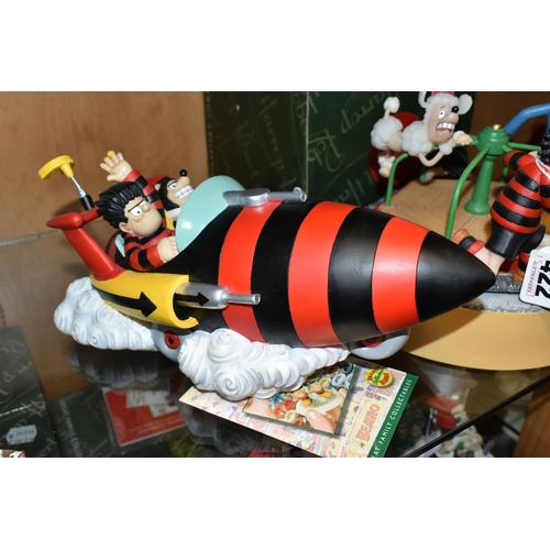 422 - THREE BOXED LIMITED EDITION ROBERT HARROP DESIGNS 'THE BEANO AND DANDY COLLECTION' SCULPTURES, compr... 