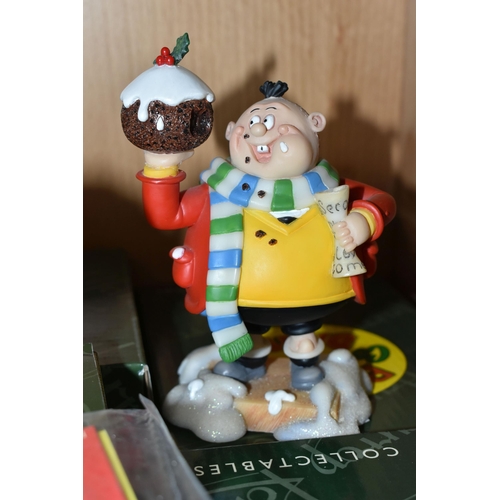 425 - NINE BOXED LIMITED EDITION ROBERT HARROP DESIGNS 'BEANO, DANDY CHRISTMAS' SCULPTURES, comprising a 2... 