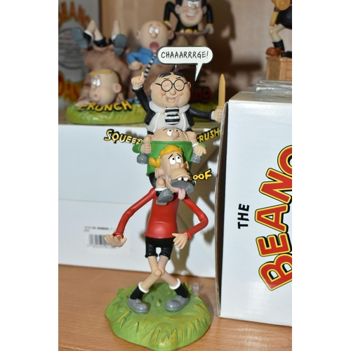 426 - SEVEN BOXED LIMITED EDITION ROBERT HARROP DESIGNS 'THE BEANO AND DANDY BUBBLE & SPEAK' SCULPTURES, c... 