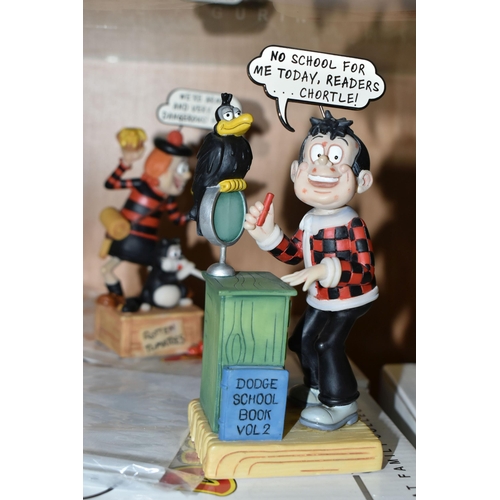 426 - SEVEN BOXED LIMITED EDITION ROBERT HARROP DESIGNS 'THE BEANO AND DANDY BUBBLE & SPEAK' SCULPTURES, c... 