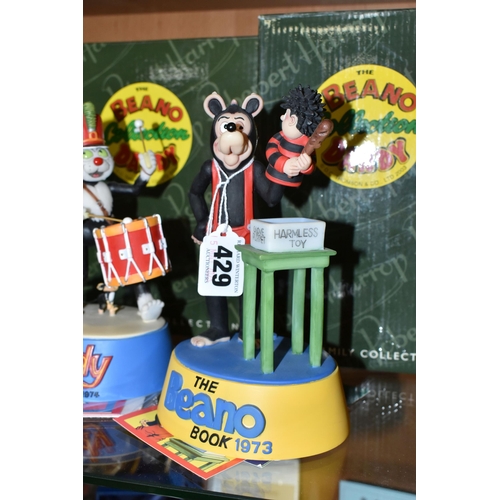 429 - SIX BOXED LIMITED EDITION ROBERT HARROP DESIGNS 'THE BEANO AND DANDY COLLECTION' SCULPTURES, compris... 