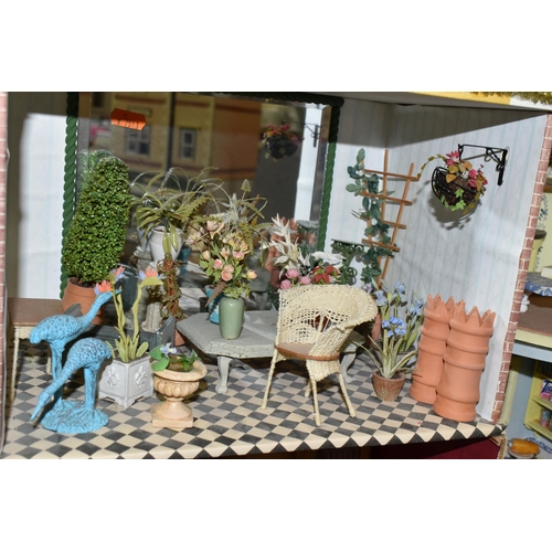 467 - A COLLECTION OF OPEN FRONTED TABLE TOP ROOM DIORAMAS, themes include Egyptian, Art, Christmas, Libra... 