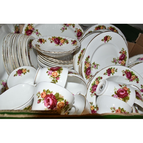 510 - FIVE BOXES OF GLASSWARE, CERAMICS AND TEA WARE, to include an assortment of dinner and tea ware, a M... 