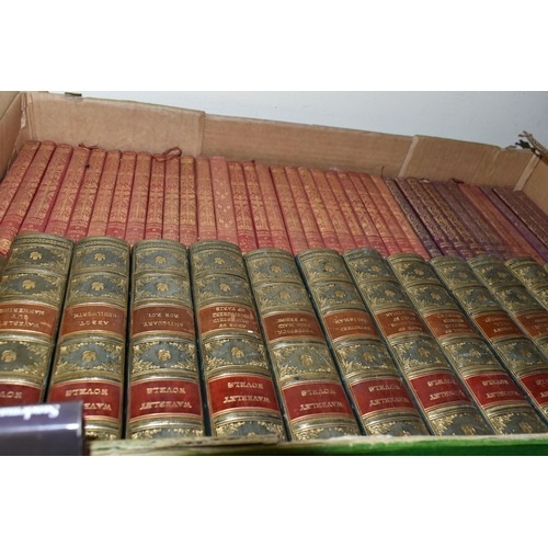 520 - THREE BOXES OF ANTIQUARIAN BOOKS TOGETHER WITH A QUANTITY OF VINTAGE LADYBIRD BOOKS, to include over... 