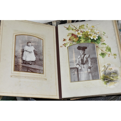 553 - TWO BOXES OF EPHEMERA to include a large collection of early-mid 20th century family photographs and... 