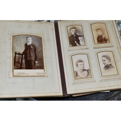 553 - TWO BOXES OF EPHEMERA to include a large collection of early-mid 20th century family photographs and... 