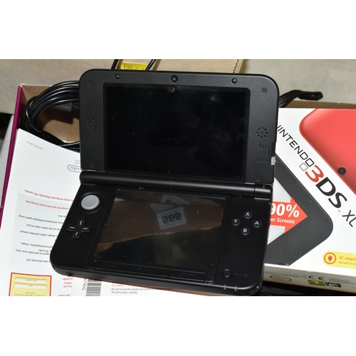 564 - NINTENDO 3DS XL BOXED, comes with Mahjong Mysteries Ancient Athena complete in box, console and game... 