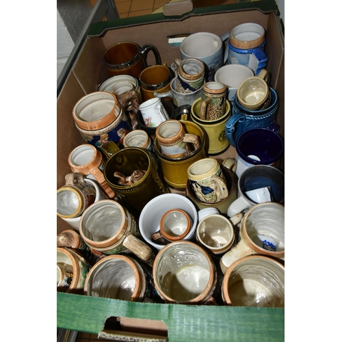 570 - FOUR BOXES AND LOOSE CERAMICS, to include Royal Albert Old Country Roses: cream jug (chipped), sugar... 