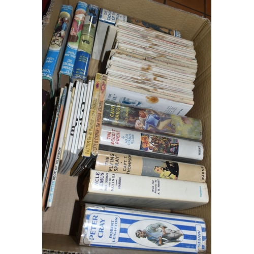 568 - FOUR BOXES OF CHILDREN'S BOOKS, over two hundred and fifty paperback and hardback books to include t... 