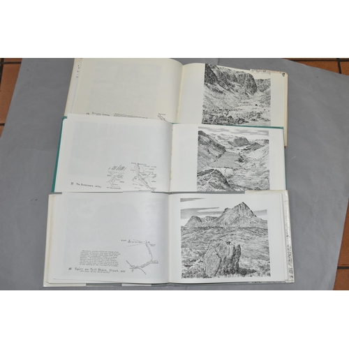 624 - ALFRED WAINWRIGHT, THREE BOOKS - SCOTTISH MOUNTAIN DRAWINGS - THE NORTHERN HIGHLANDS, first edition ... 