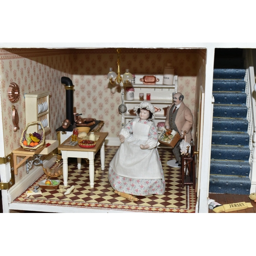 646 - A LARGE WOODEN DOLLS HOUSE, a three storey house, The Ash by The Nottingham Dolls House Company, fro... 