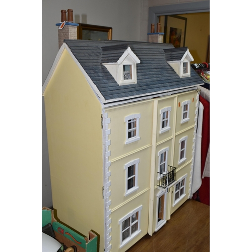 646 - A LARGE WOODEN DOLLS HOUSE, a three storey house, The Ash by The Nottingham Dolls House Company, fro... 