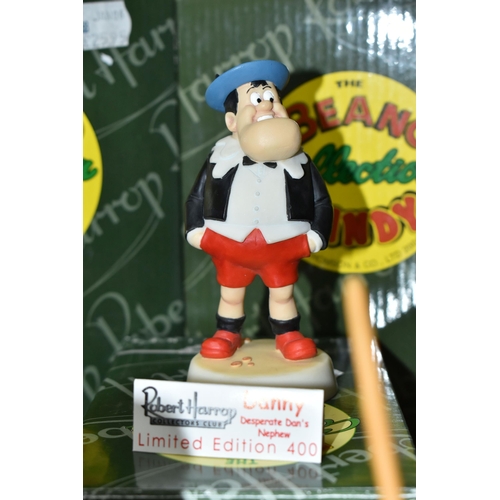 684 - ELEVEN MAINLY BOXED ROBERT HARROP DESIGNS 'THE BEANO AND DANDY COLLECTION' FIGURES, comprising Rober... 