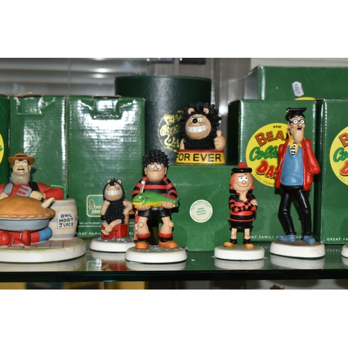 685 - TEN BOXED ROBERT HARROP DESIGNS 'THE BEANO AND DANDY COLLECTION' FIGURES, comprising BDS03 Gnasher F... 