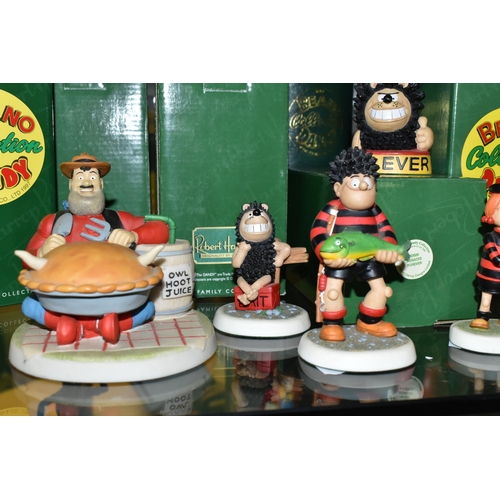 685 - TEN BOXED ROBERT HARROP DESIGNS 'THE BEANO AND DANDY COLLECTION' FIGURES, comprising BDS03 Gnasher F... 