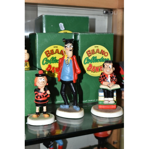 685 - TEN BOXED ROBERT HARROP DESIGNS 'THE BEANO AND DANDY COLLECTION' FIGURES, comprising BDS03 Gnasher F... 