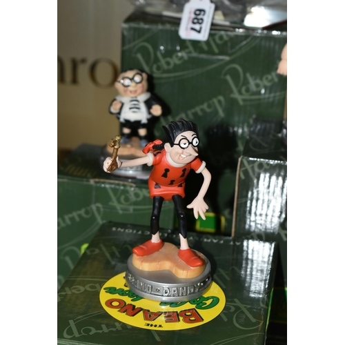 687 - ELEVEN BOXED ROBERT HARROP DESIGNS 'CLASSIC BEANO AND DANDY COLLECTION' FIGURES, comprising CBD013 J... 