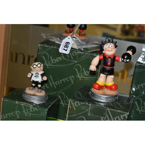 687 - ELEVEN BOXED ROBERT HARROP DESIGNS 'CLASSIC BEANO AND DANDY COLLECTION' FIGURES, comprising CBD013 J... 