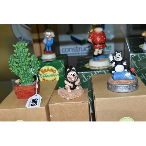 688 - THIRTEEN BOXED ROBERT HARROP DESIGNS 'THE BEANO AND DANDY COLLECTION' COLLECTOR'S CLUB FIGURES, comp... 