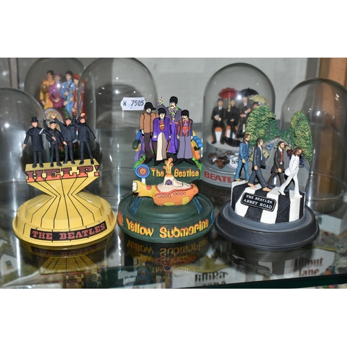 693 - SIX FRANKLIN MINT 'THE BEATLES' FIGURE GROUPS, six limited edition Franklin Mint figure groups under... 