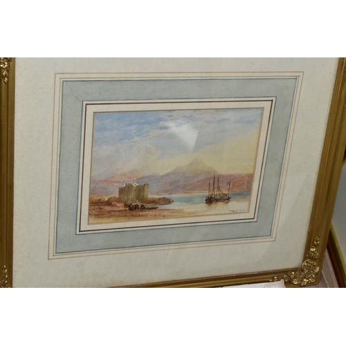 606 - A SMALL QUANTITY OF PAINTINGS AND PRINTS ETC, to include three watercolours depicting Suffolk landsc... 