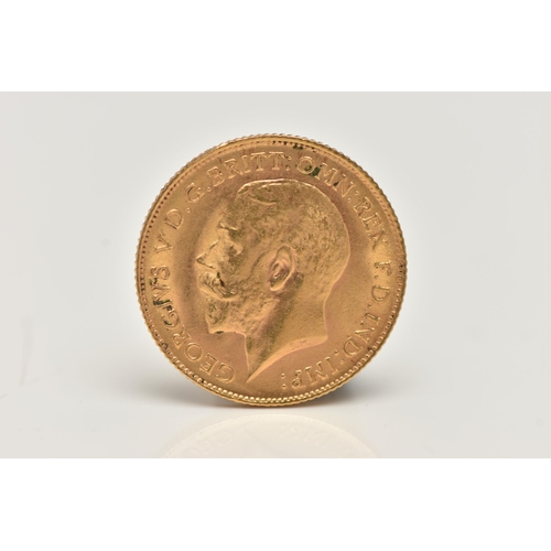 10 - A GEOGRE V HALF SOVEREIGN COIN, depicting George and the Dragon dated 1913, approximate diameter 19.... 