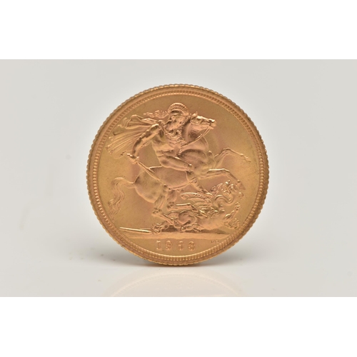 25 - AN ELIZABETH II FULL GOLD SOVEREIGN COIN, depicting George and the Dragon dated 1963, approximate di... 