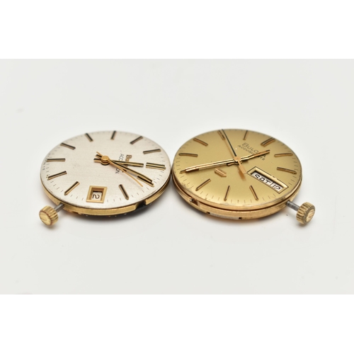 99 - TWO 'BULOVA' QUARTZ WATCH MOVEMENTS, the first, a 'Bulova Accutron' movement, the second a 'Bulova A... 