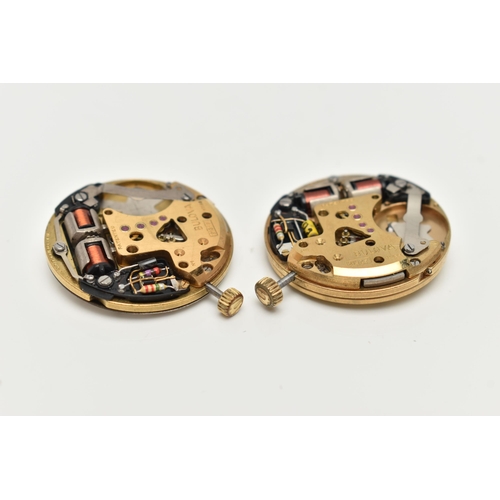 99 - TWO 'BULOVA' QUARTZ WATCH MOVEMENTS, the first, a 'Bulova Accutron' movement, the second a 'Bulova A... 