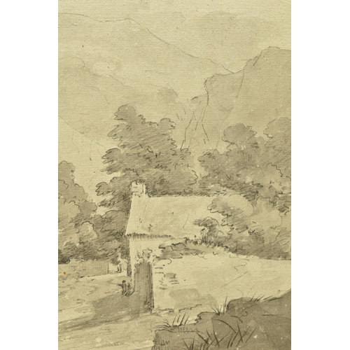 312 - ATTRIBUTED TO LADY MARIANNE MORDAUNT / MARY ANN HOLBEACH (1788-1842) 'CHEDDAR', a Somerset river lan... 