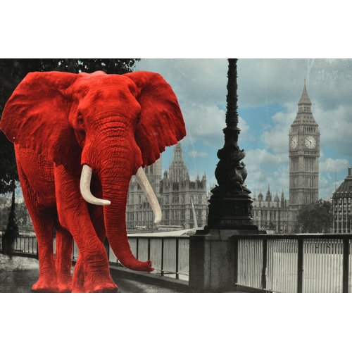 337 - LARS TUNEBO (SWEDEN 1962) 'WESTMINSTER WANDERER', a signed limited edition print on board depicting ... 