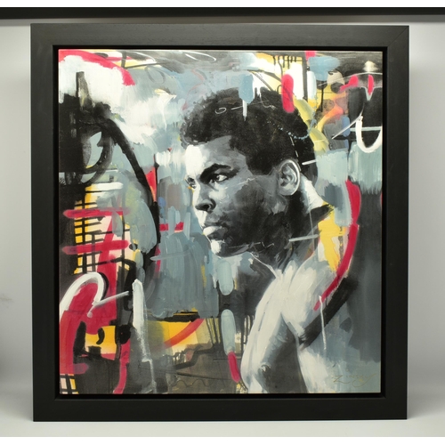 340 - ZINSKY (BRITISH CONTEMPORARY) 'KING OF THE RING', a signed limited edition hand embellished print on... 