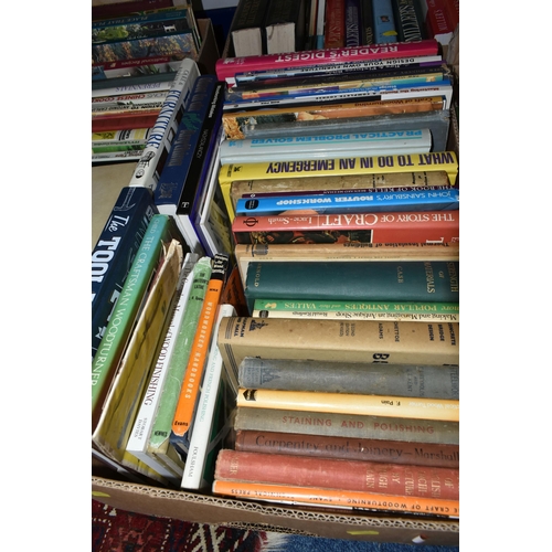 351 - SIX BOXES OF BOOKS, over one hundred and twenty assorted titles, to include a collection of 1950's W... 