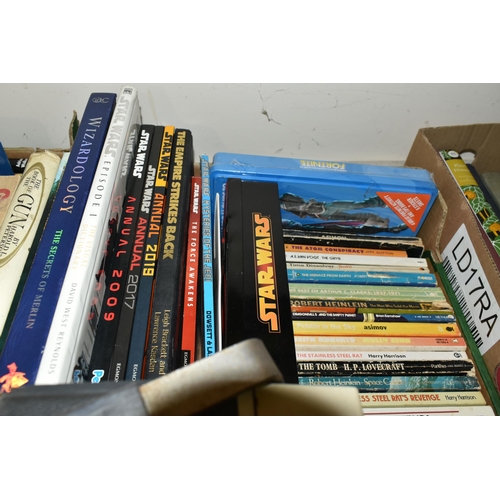 365 - ONE BOX OF BOOKS, containing approximately 100+ miscellaneous titles in hardback and paperback forma... 