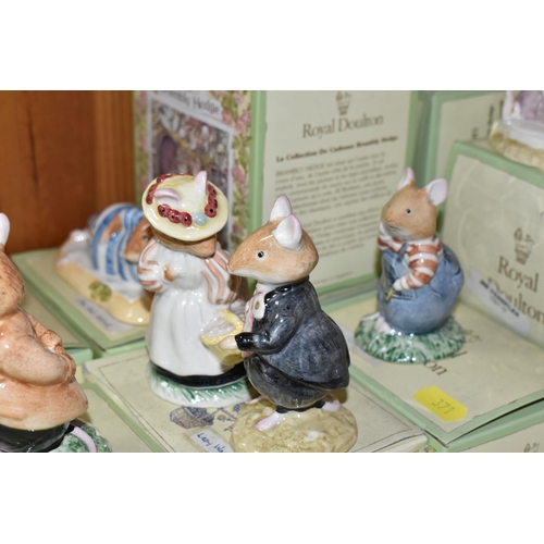 371 - FOURTEEN BOXED ROYAL DOULTON BRAMBLY HEDGE COLLECTION FIGURES, comprising 'Poppy Eyebright' DBH1, 'L... 