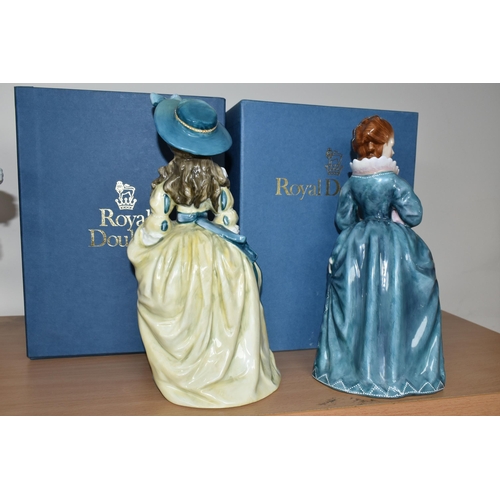 373 - TWO BOXED ROYAL DOULTON 'GAINSBOROUGH LADIES' COLLECTION LIMITED EDITION FIGURINES, comprising 'Soph... 