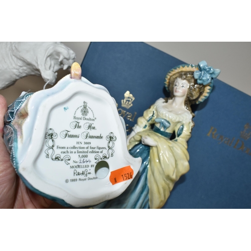 373 - TWO BOXED ROYAL DOULTON 'GAINSBOROUGH LADIES' COLLECTION LIMITED EDITION FIGURINES, comprising 'Soph... 