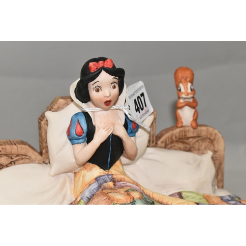 407 - A BOXED BORDER FINE ARTS/SCHMID DISNEY'S 'SNOW WHITE AND THE SEVEN DWARFS' SCULPTURE, limited editio... 