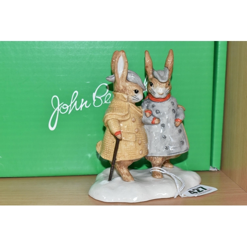 427 - A BOXED JOHN BESWICK BEATRIX POTTER FIGURE, Two Gentlemen Rabbits P4210 (1 + box) (Condition Report:... 