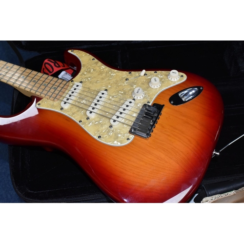 459 - A 2004 FENDER STRATOCASTER DELUXE, manufactured at the Corona, California, USA factory, serial no DZ... 