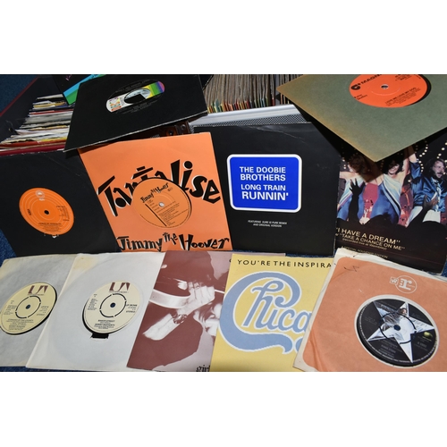 495 - AN ALUMINIUM AND A VINYL SINGLES CASE CONTAINING APPROX ONE HUNDRED AND SEVENTY 7in SINGLES includin... 