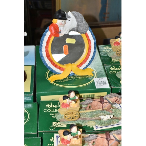 510 - SEVENTEEN  BOXED GRAY'S THELWELL RESIN FIGURINES, comprising seven limited edition of 1250 pieces 'C... 