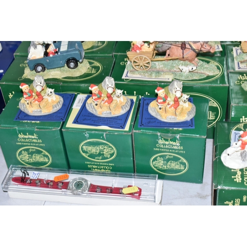 510 - SEVENTEEN  BOXED GRAY'S THELWELL RESIN FIGURINES, comprising seven limited edition of 1250 pieces 'C... 