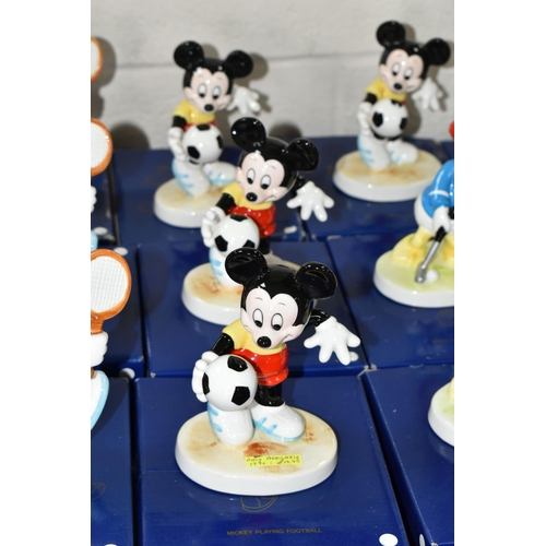 512 - FIFTEEN BOXED KENLEYS LTD. WALT DISNEY'S PORCELAIN FIGURES, comprising three 'Pinocchio Going To Sch... 